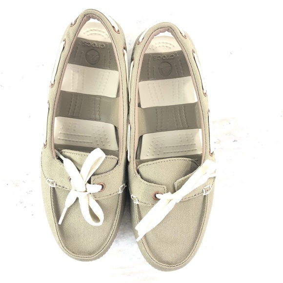 crocs women's beach line hybrid boat shoe